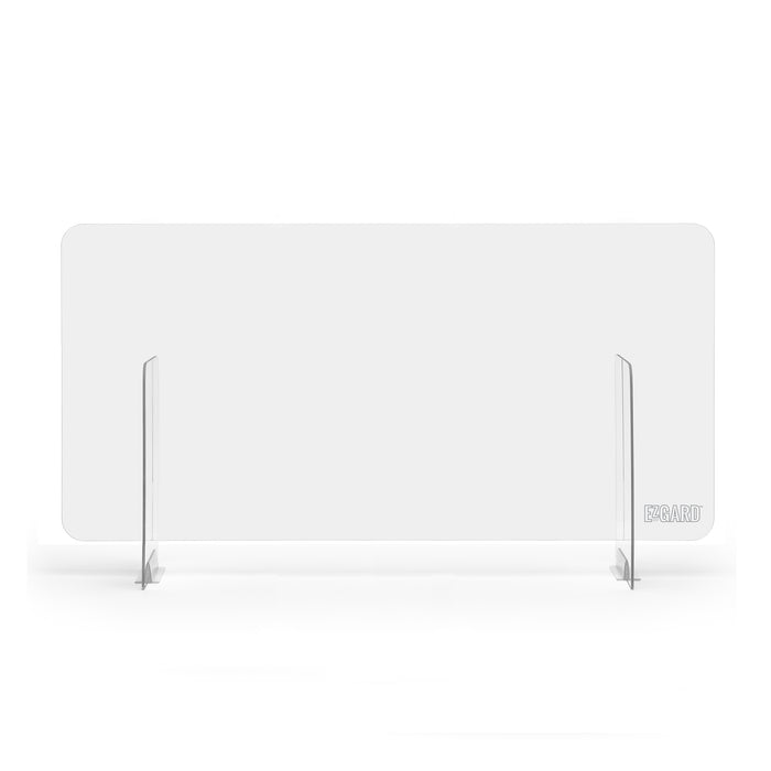 DeskShield 47" Protective Plexiglass Barrier for Offices