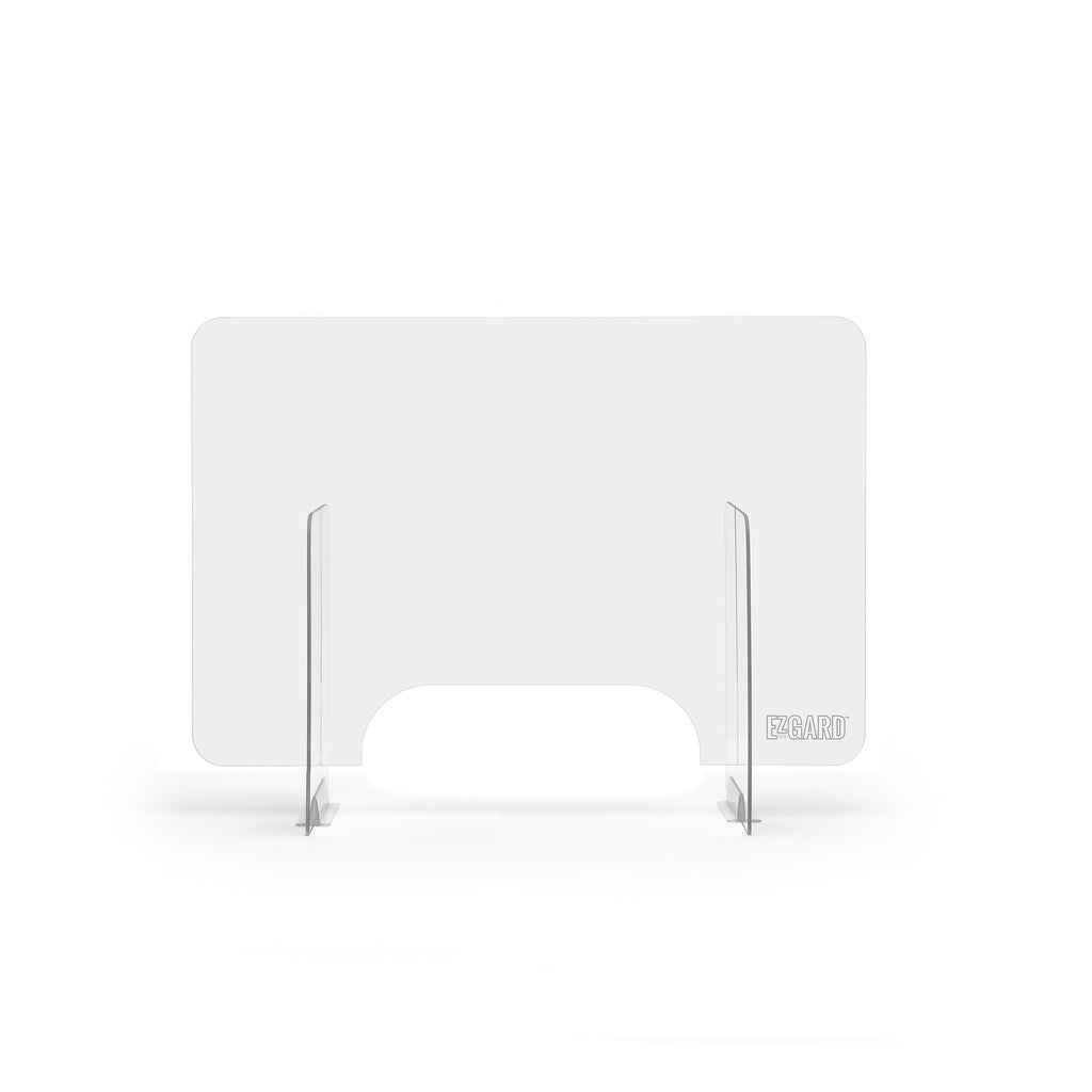 Portable Plexiglass Protective Sneeze Guard Barriers | EZGARD